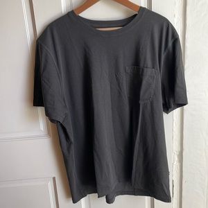 Billy Reid pocket t-shirt black